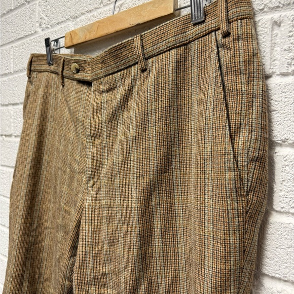 Pal Zileri Tan Striped Chinos - Picture 6 of 10